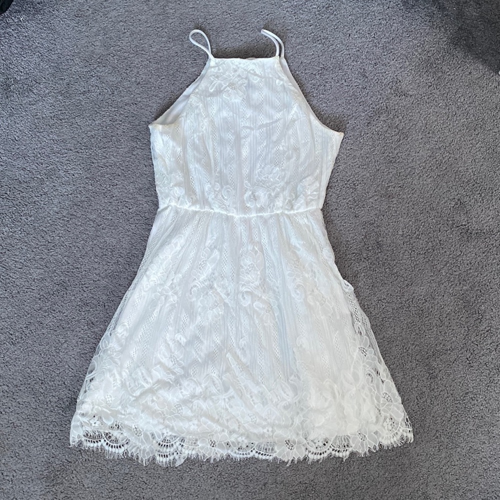 Charlotte Russe White Lace Dress